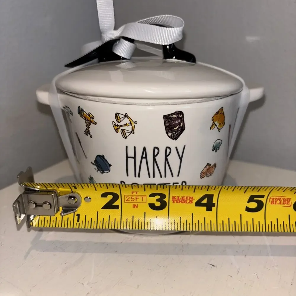 Rae Dunn Harry Potter School Of Witchcraft & Wizard Mini Crock Baking Dish & Lid